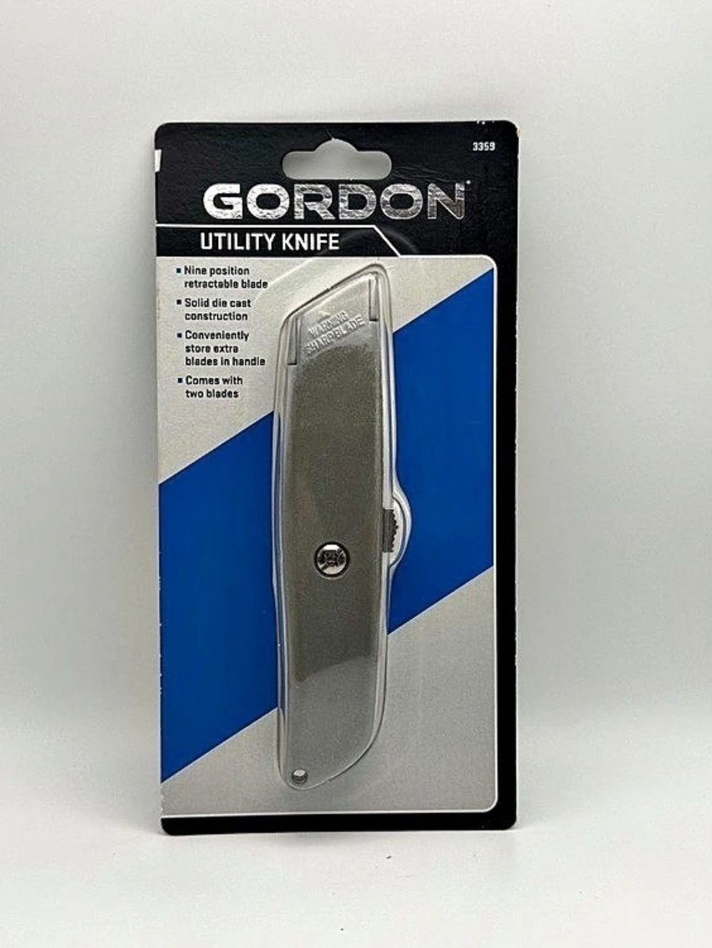 Gordon Utility Knife Gray & Blue